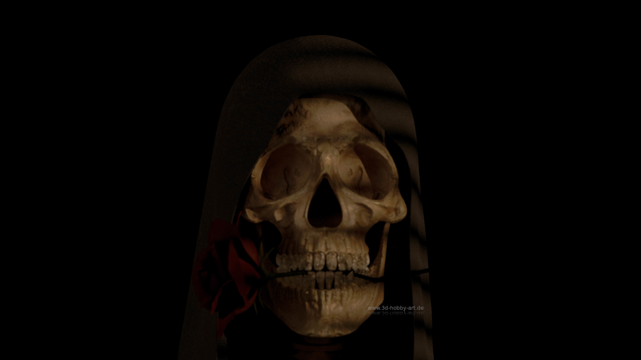 Skull Rose